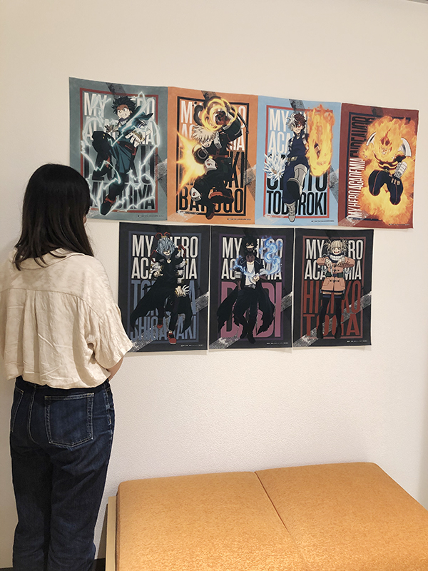 希少】ヒロアカ ジャンプフェスタ限定 ファブリックポスター 敵連合