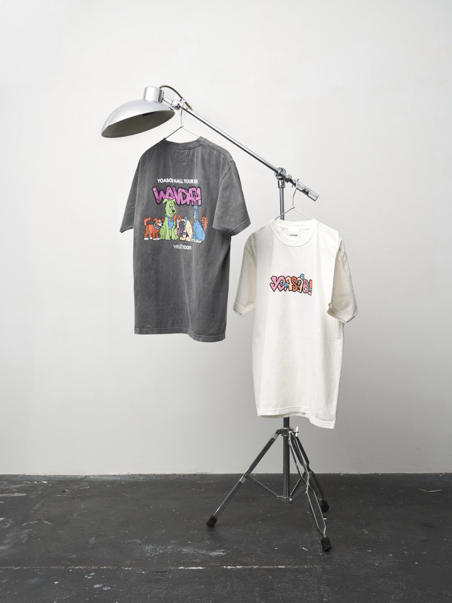 限定】YOASOBI×vaultroom Tシャツ Mサイズ チャコール YOASOBI WANDARA
