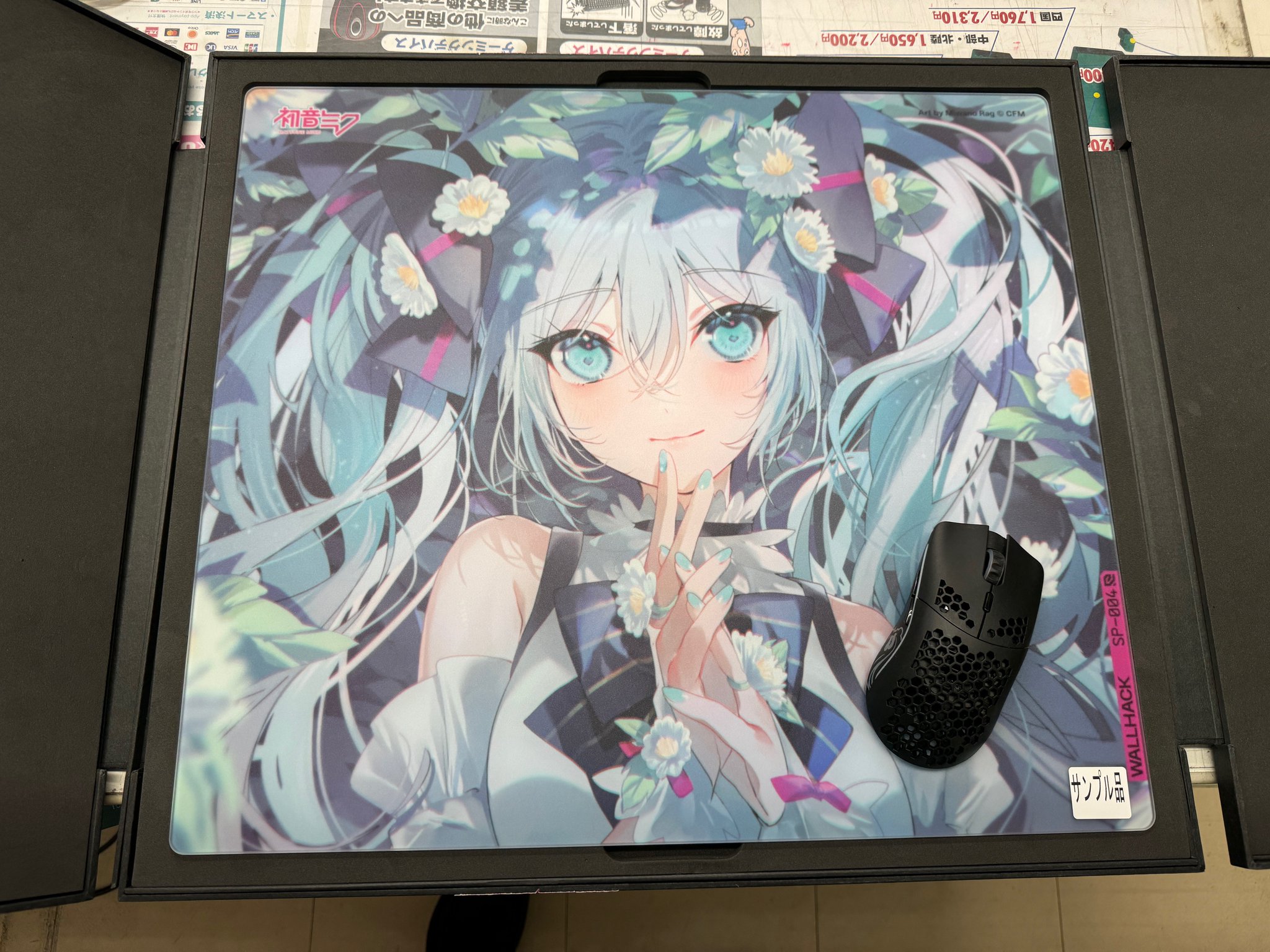 Wallhack マウスパッド SP-004 初音ミク ガラス SkyPAD 【公式通販】