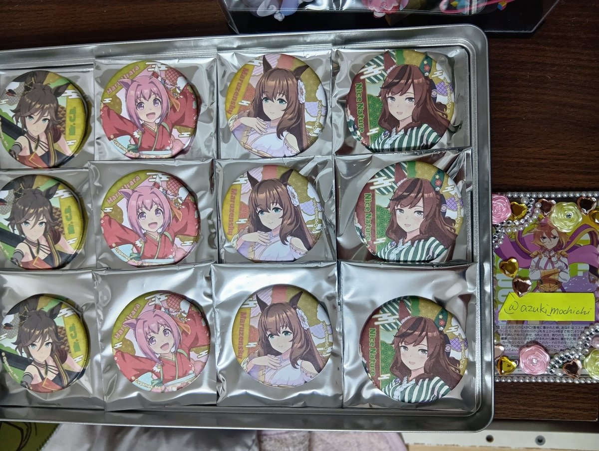 ウマ娘 和紙風缶バッジ コレクション 交換 譲渡 求 同種テイエム