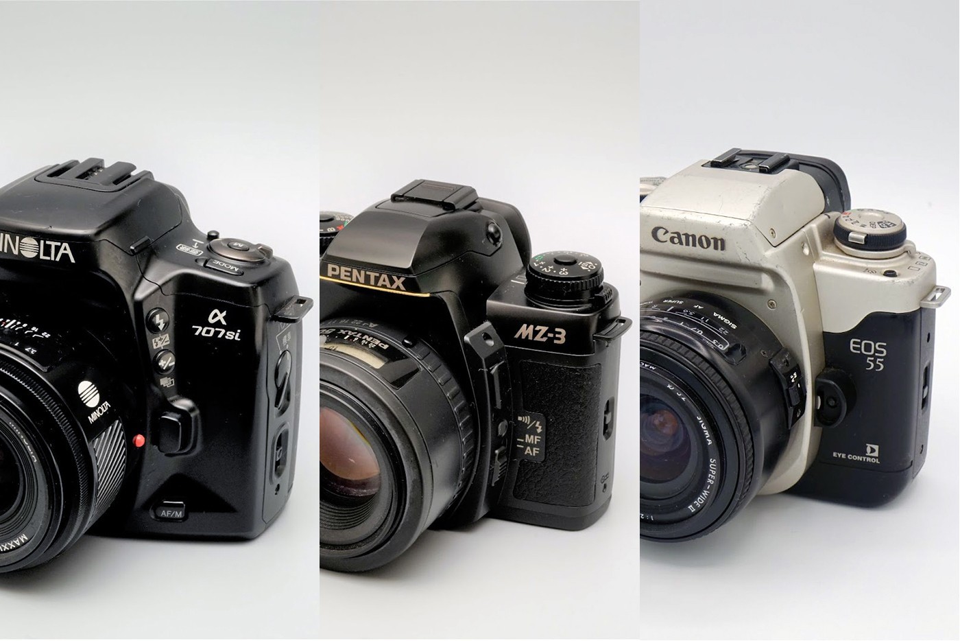 MINOLTA α 507si フィルム一眼レフカメラ レンズ2本セット MINOLTA α