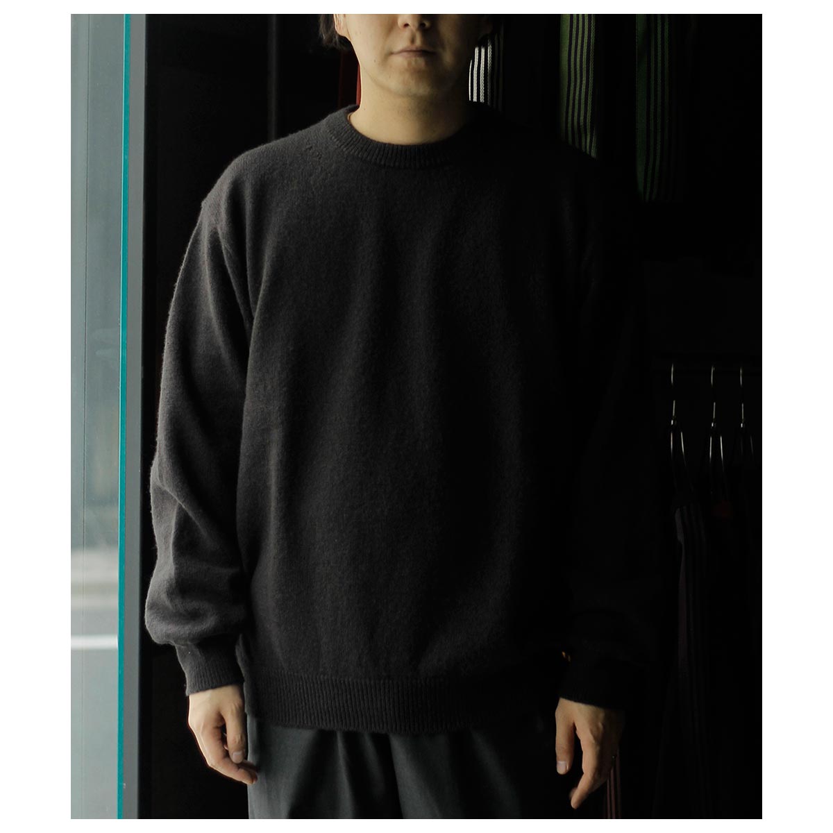 20%OFF セール バトナー BATONER ブルーフェイス クルーネック