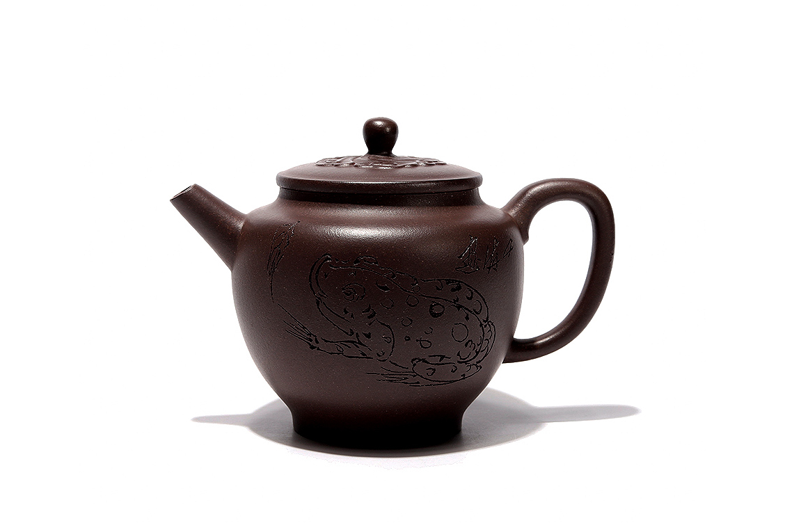 中国宜興急須 全手工 老紫泥紫砂壷荆溪張款