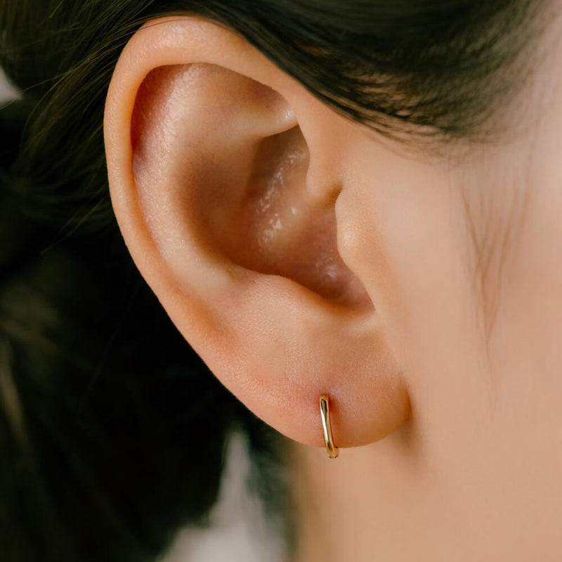 K18 フープピアス │軟骨ピアス│ピコレ – PICOLLET