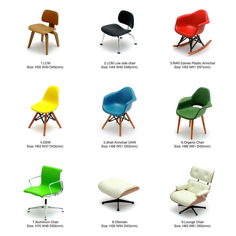 Reina 1/12 Designers Chair Interior Collection – Qminitoys