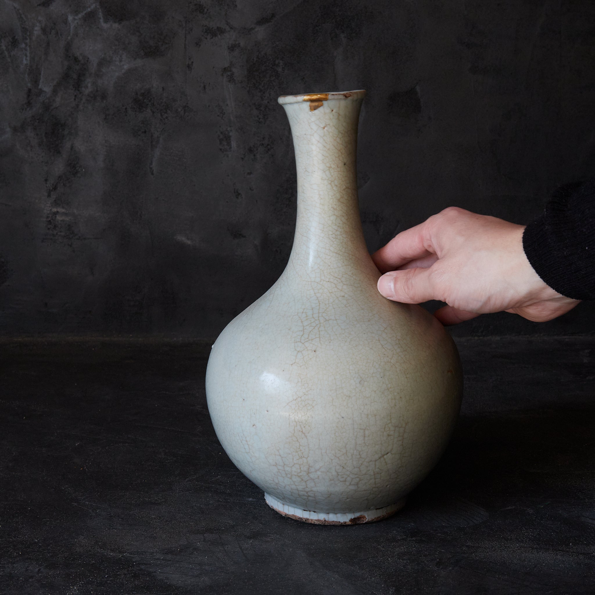 李朝 白磁 井戸手 雨漏 朝鮮美術 韓国骨董 李朝白磁井戸手雨漏朝鮮美術