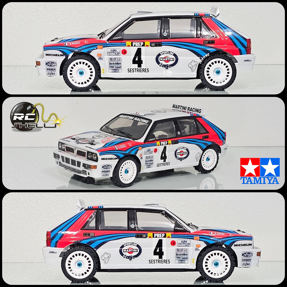 Tamiya Lancia Delta XV-02 Pro Chassis 4wd Rally Roller – RC Bombshells