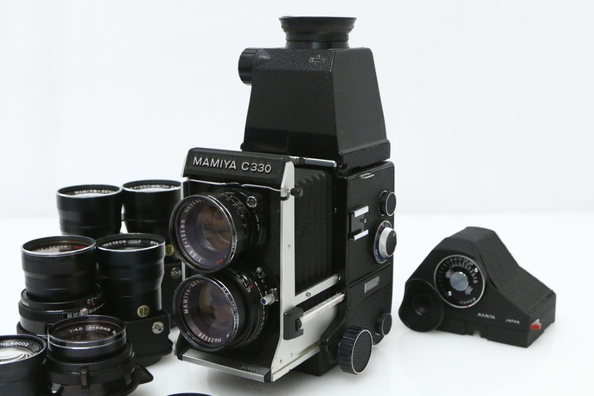 Mamiya C330 professinal F 二眼レフカメラ 付属品色々 Mamiya C330