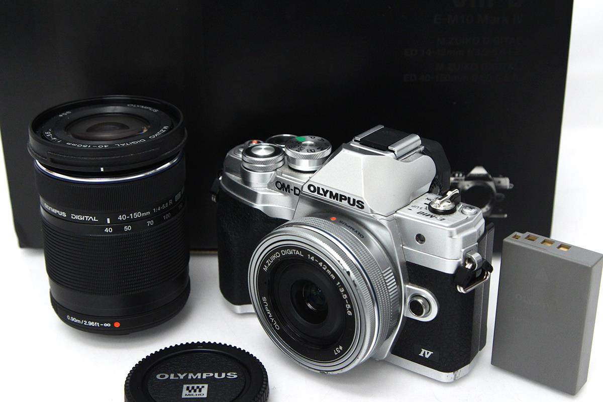 OM-D E-M10 Mark IV EZダブルズームキット シルバー CA01-M2327-3V4