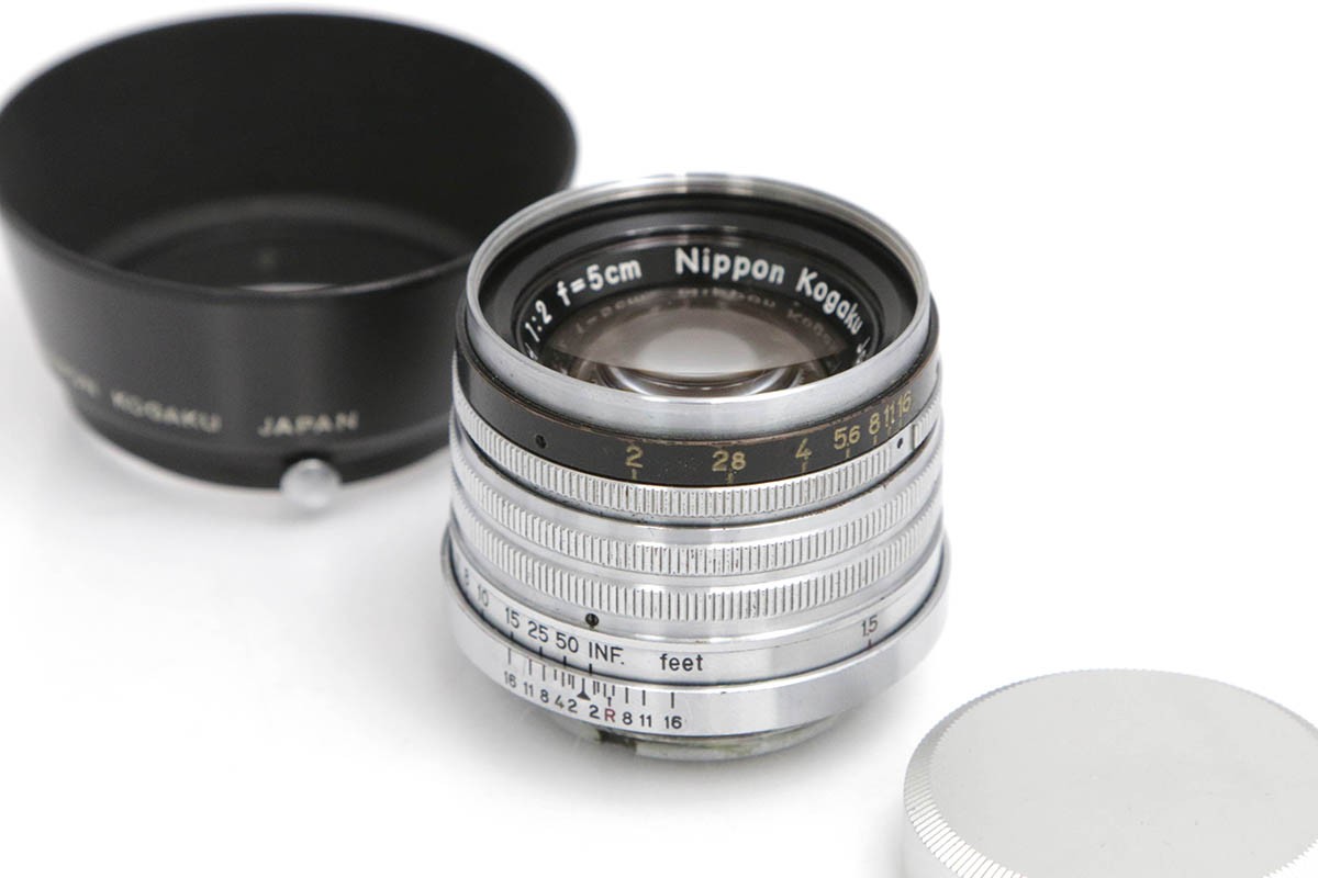 NIKKOR-H・C 5cm f2 後期 黒帯 ニッコール 50mm Lマウント Nikkor-H.C