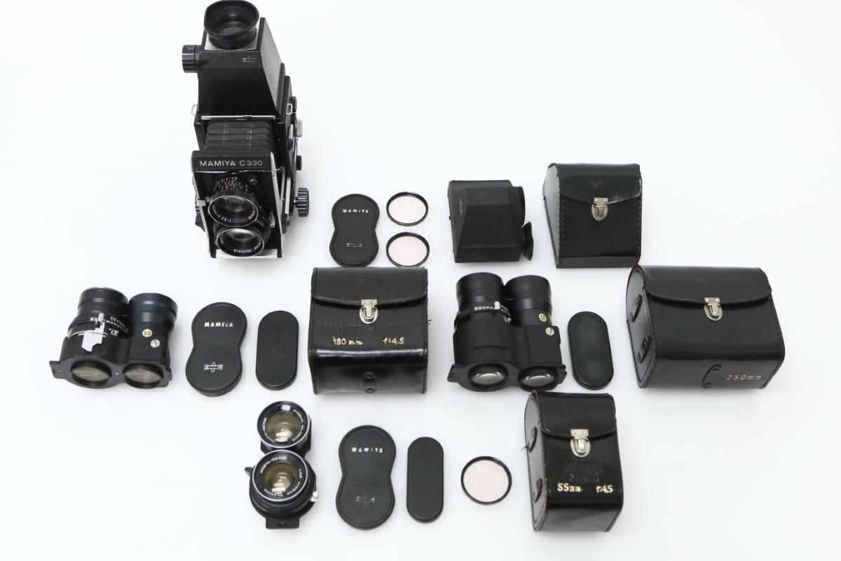 Mamiya C330 professinal F 二眼レフカメラ 付属品色々 Mamiya C330