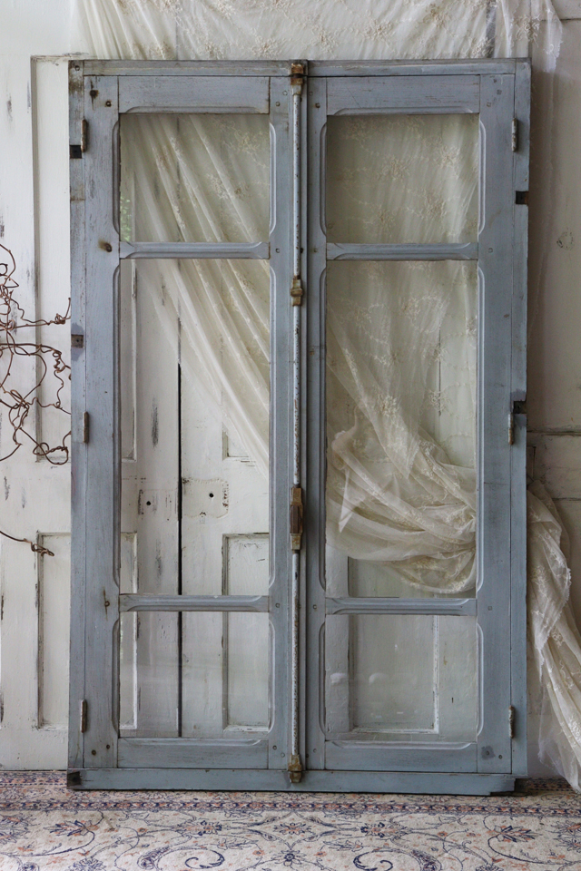 フランスアンティーク グレモン錠 窓枠