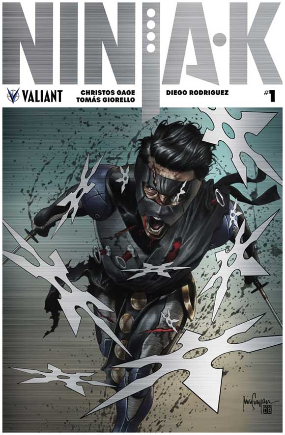 Rare Comics - Ninja-K #1 Brushed Metal Cover