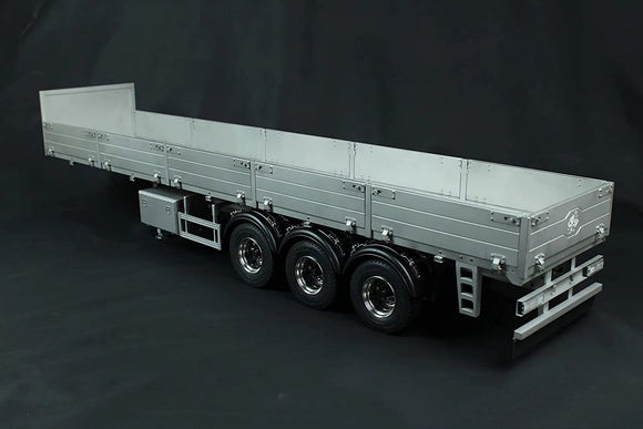 タミヤ1⁄14トレーラーフルオペ 平ボディ キャブとその他欠品あり