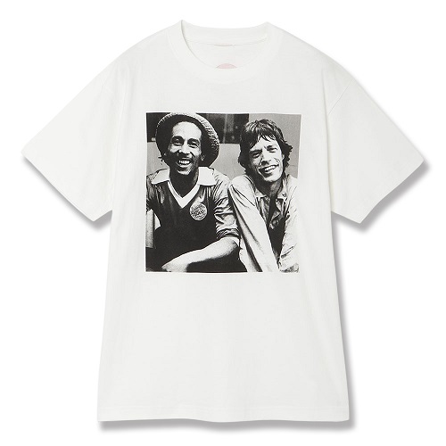 ミック・ジャガー X ボブ・マーリー Tシャツの販売が決定！