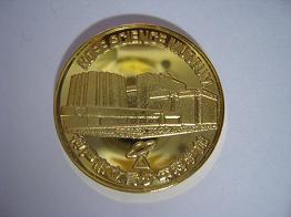 神戸市立青少年科学館☆建物☆記念メダル☆茶平工業