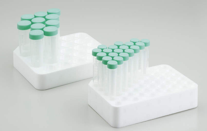 三商 遠沈管用発泡ラック 50ml用 SHR－50｜総合的理化学機器