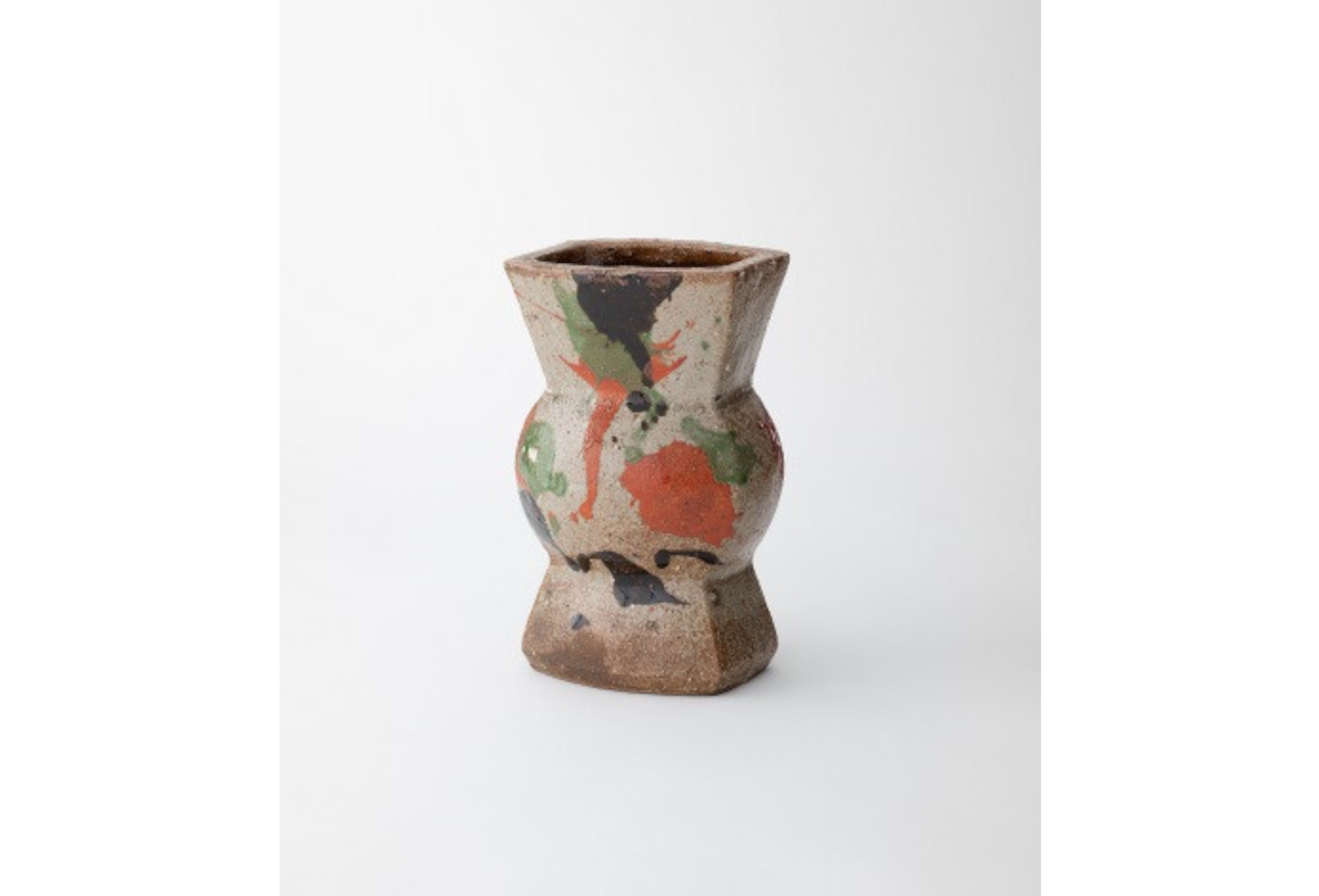 河井博次 流し掛扁壷 河井博次 流し掛扁壷 河井博次 流し掛扁壷 【公式