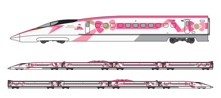 キティ新幹線 500系(南ラピさん専用) キティ新幹線 500系(南ラピさん専用)
