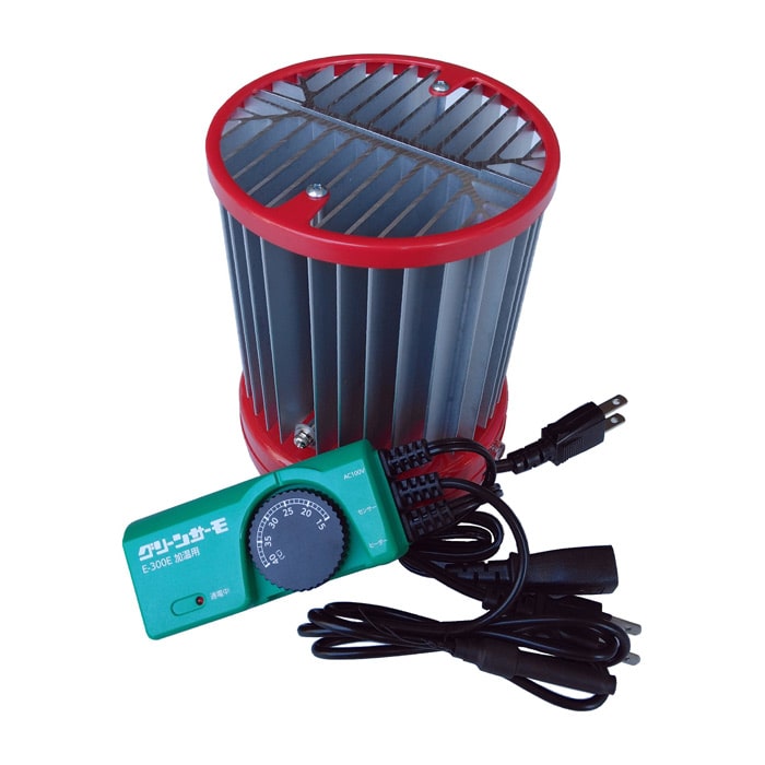 ストーブヒーター 緑色 メッシュカバー付き GEX（ジェックス） セーフ