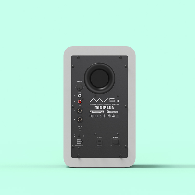 MIDIPLUS mi5 II ホワイト スピーカー 2Way モニタースピーカー | MI