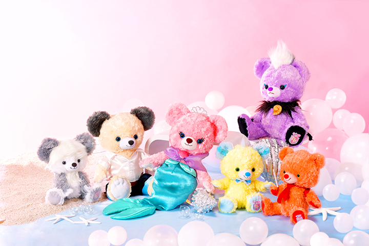 ユニベア ぬいぐるみキーチェーン アリエル