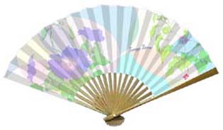 オリジナル花柄扇子の事なら京都の【あつらえ扇子 あや】オリジナル