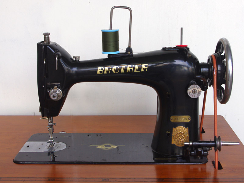 No.508 Brother TA1-B18 ブラザー製 職業用足踏みミシンアンティーク