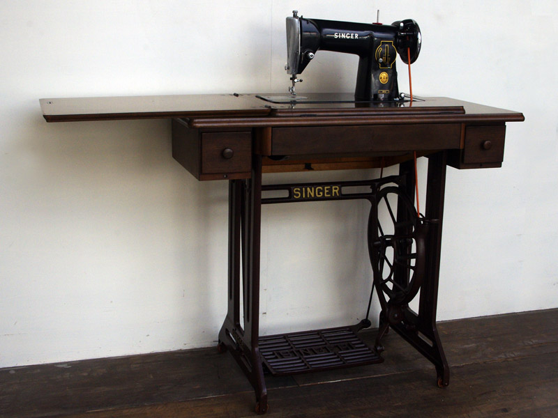 No.621 SINGER 191U シンガー製 家庭用足踏みミシン：アンティーク