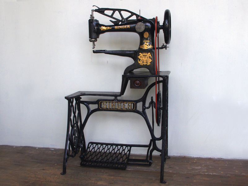 No.339 SINGER 29-4 シンガー製 八方 工業用足踏みミシン