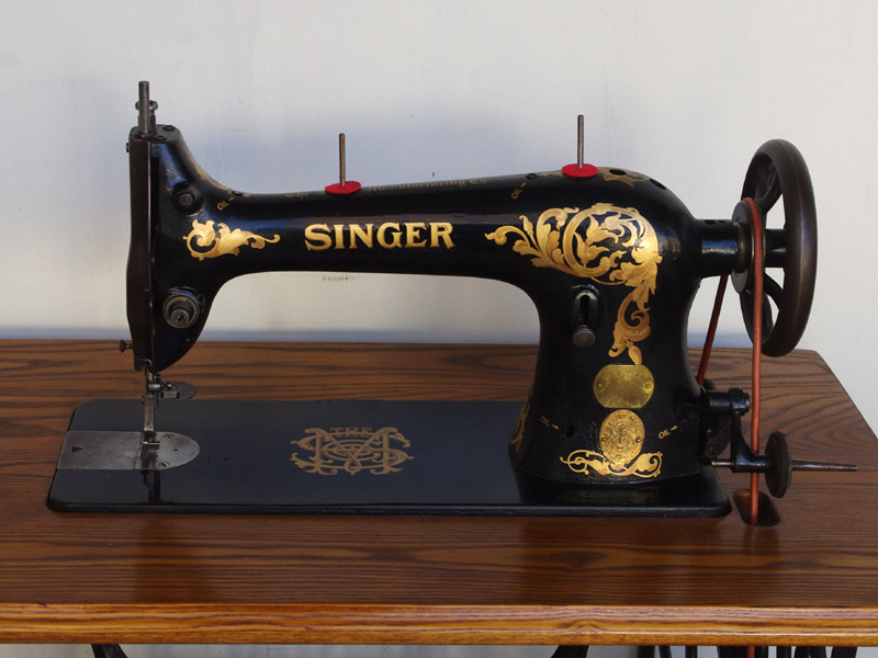 No.350 SINGER 31-15 シンガー製 工業用本縫い足踏みミシン