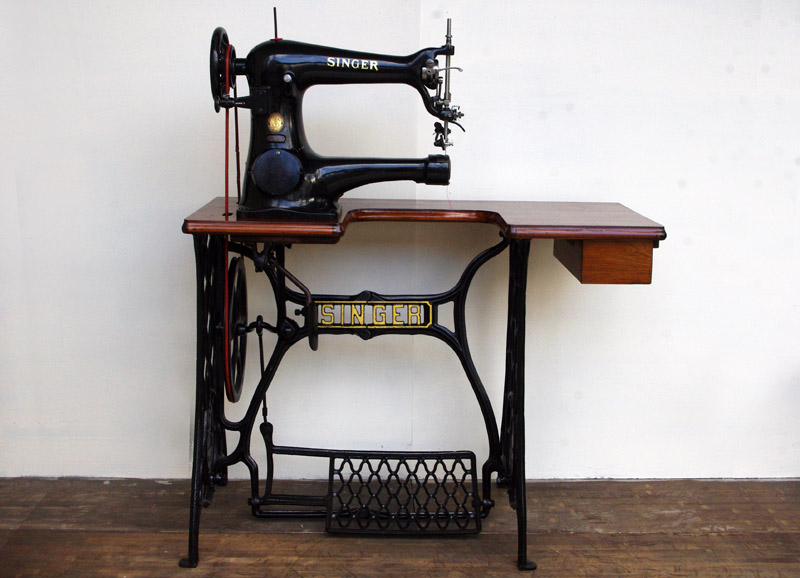 No.369 SINGER 18 シンガー製腕ミシン 工業用足踏みミシン