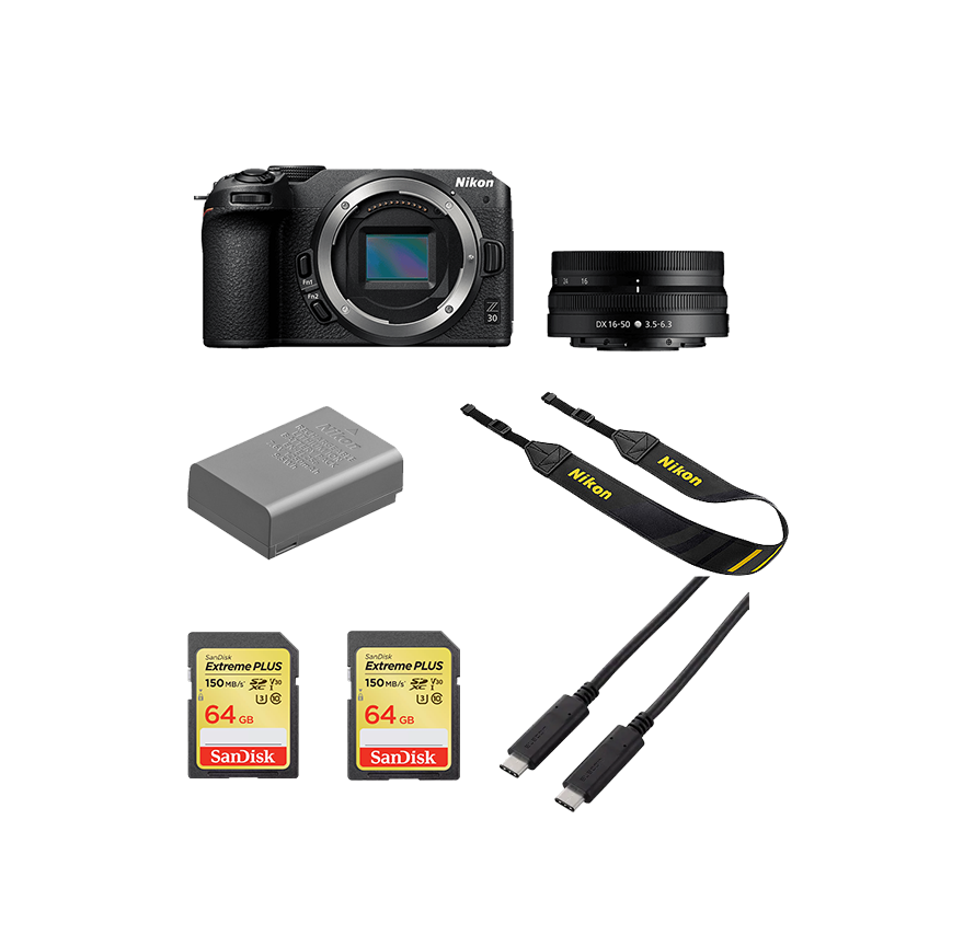 レンタル] ニコン Nikon Z30 標準レンズキット | ミラーレス一眼カメラ