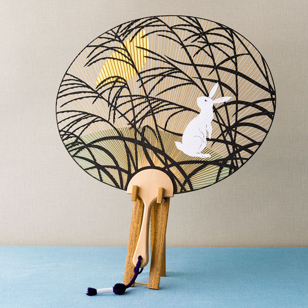 特型両透うちわ「月の夜」: インテリア・ライフスタイル | スイーツ