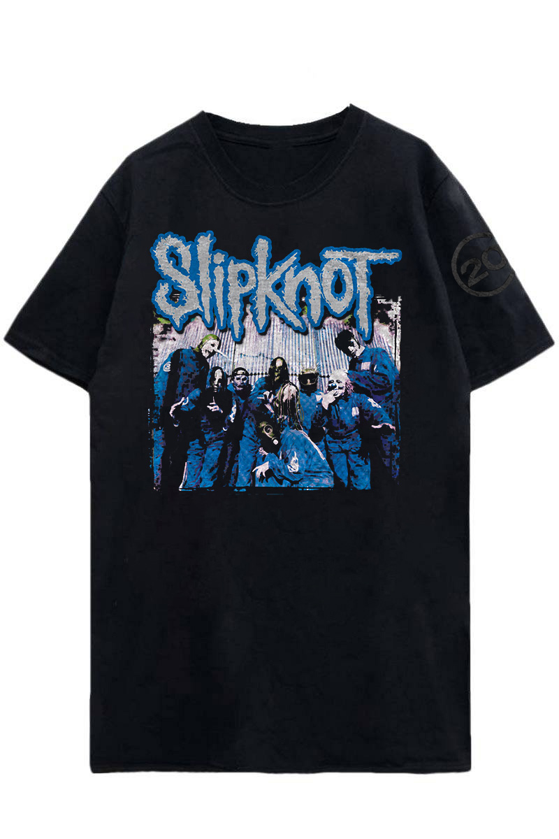 SLIPKNOT UNISEX T-SHIRT: 20TH ANNIVERSARY TATTERED & TORN (BACK