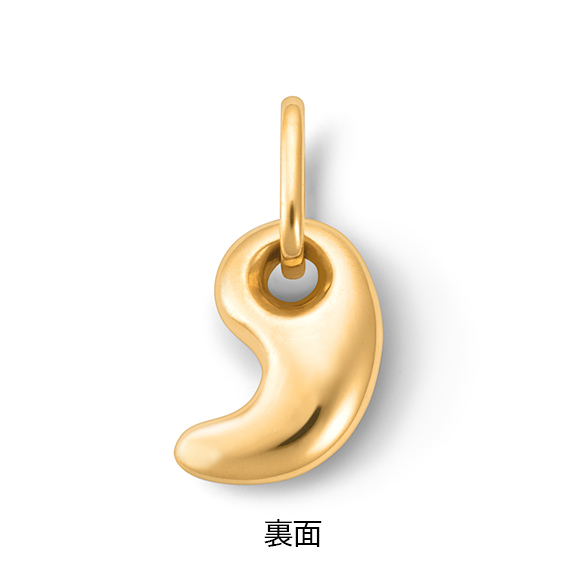 純金 勾玉ペンダントトップ（大）管付き | 高品質 金・プラチナ