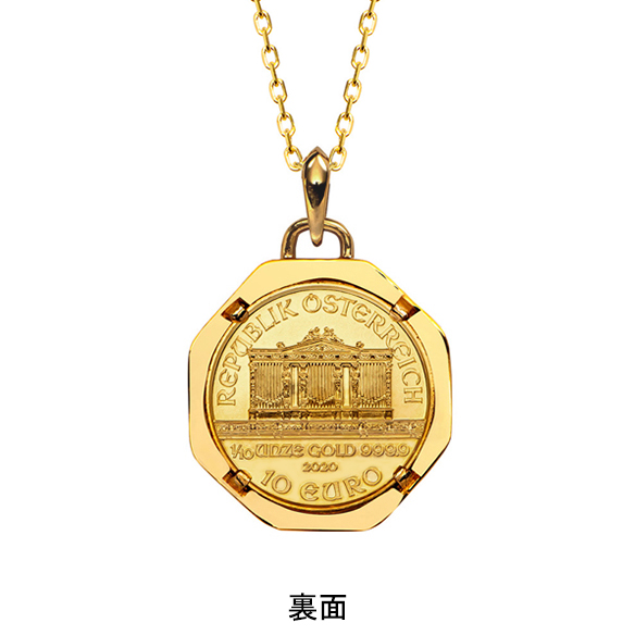 ウィーン金貨ハーモニー 1/10オンス ペンダント | 高品質 金・プラチナ