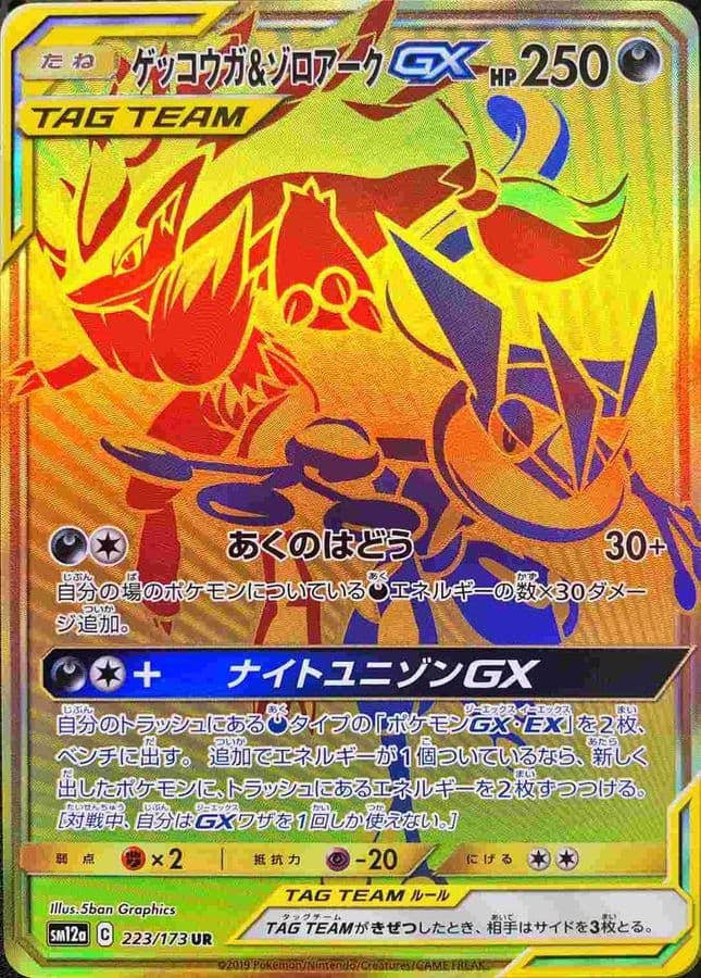 PSA10】ゲッコウガ＆ゾロアークGX コレクション RR タッグオールスター
