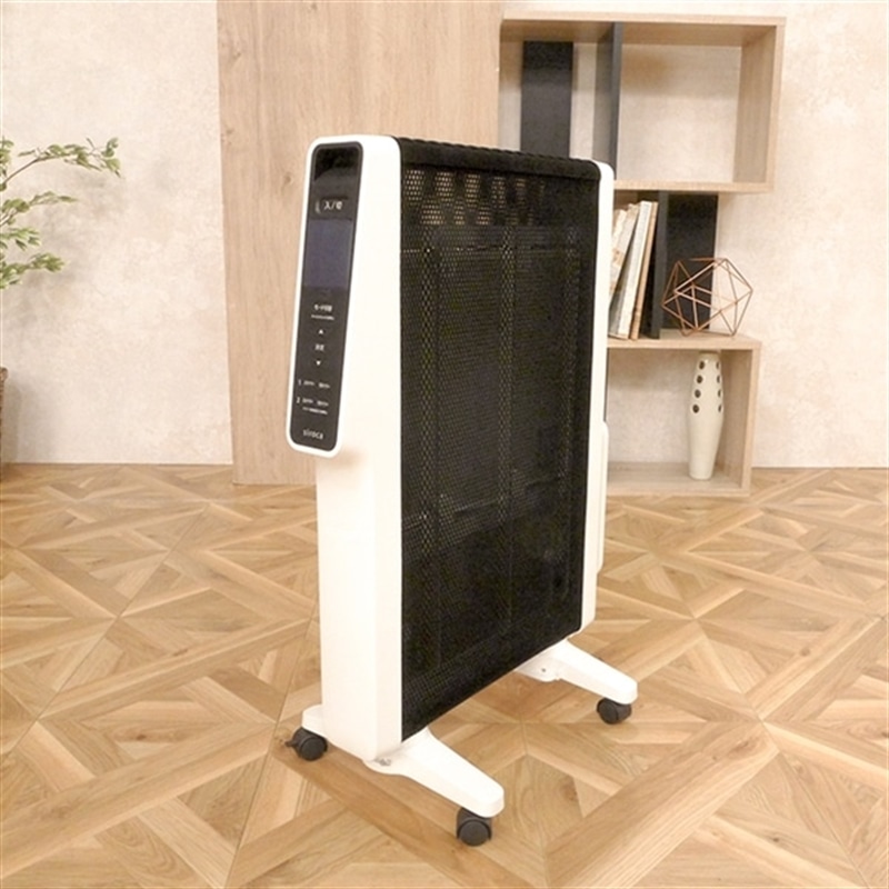 siroca 遠赤軽量ヒーター かるポカ ホワイト siroca siroca 遠赤軽量