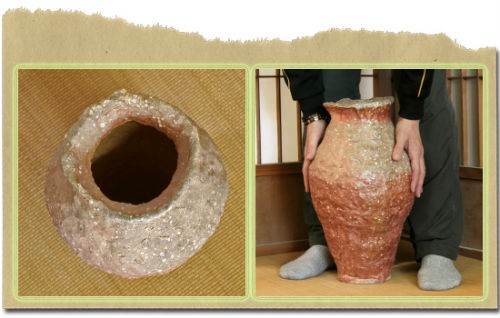 信楽焼 穴窯 登り窯 花瓶 自然釉 緋色 スカーレット 薪 おしゃれ