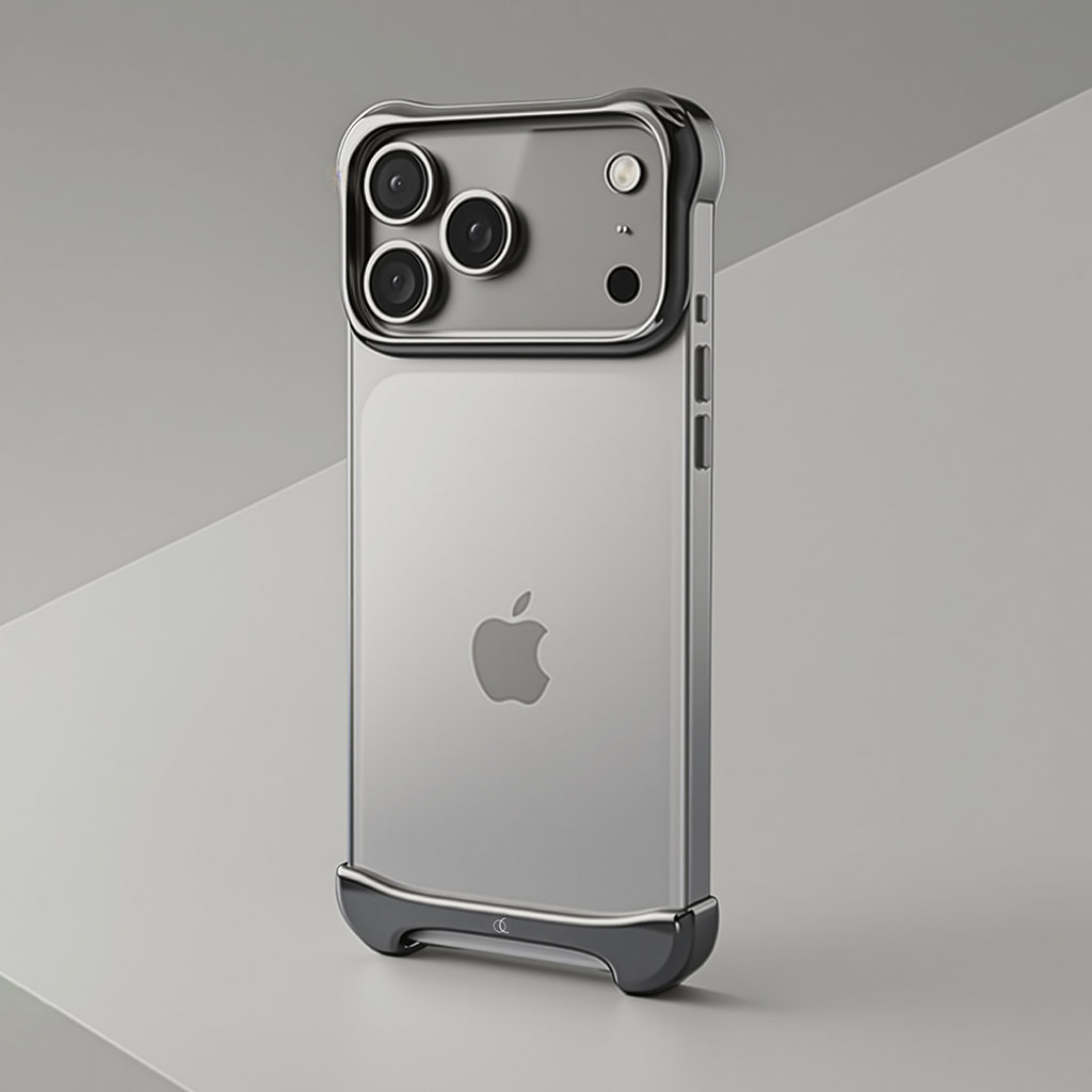 iPhone 17 Pro / Max ケース アルミ バンパー アルミ・グラファイト