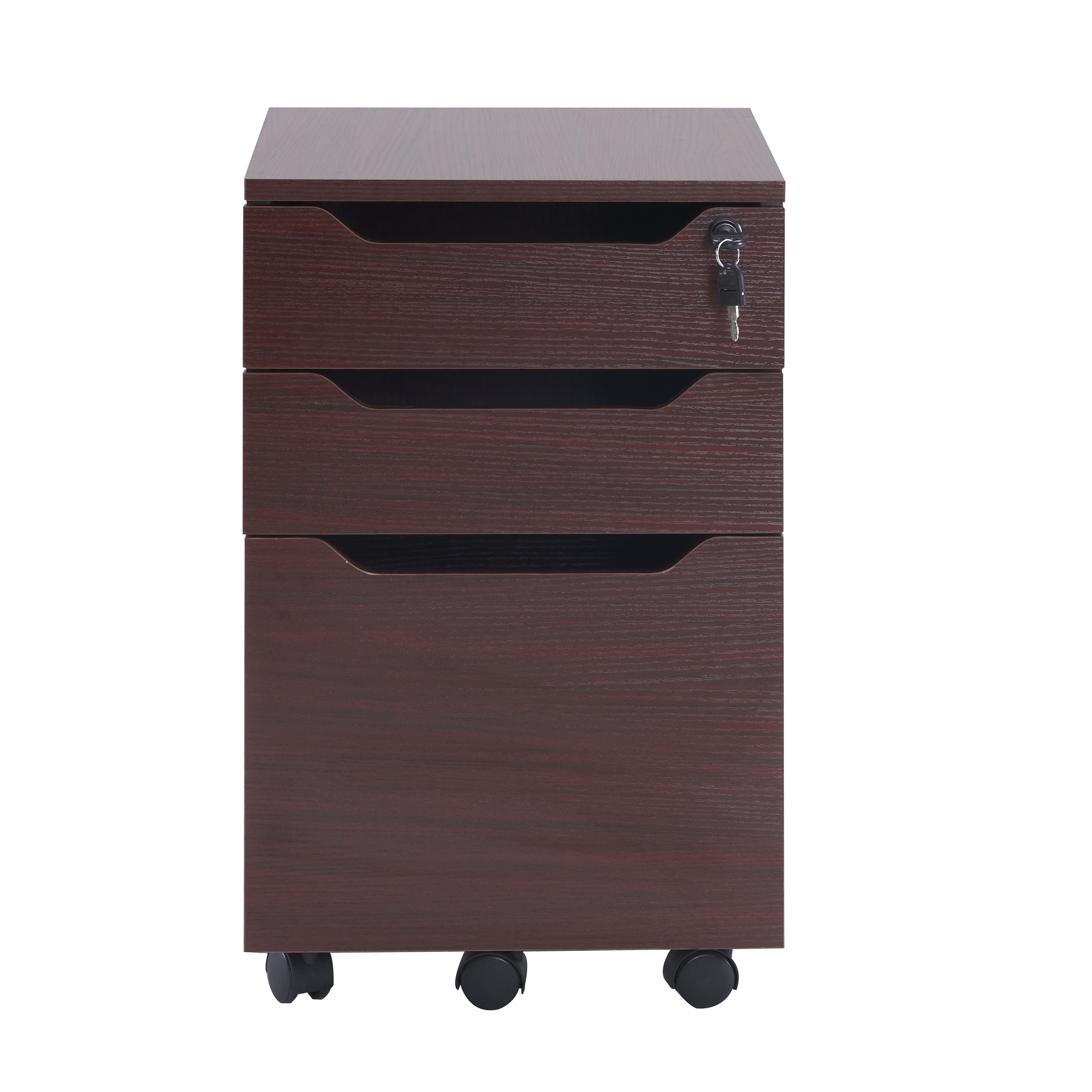 BTM 【在庫一掃10%OFF】デスクワゴン サイドワゴン 大容量 完成品 3段