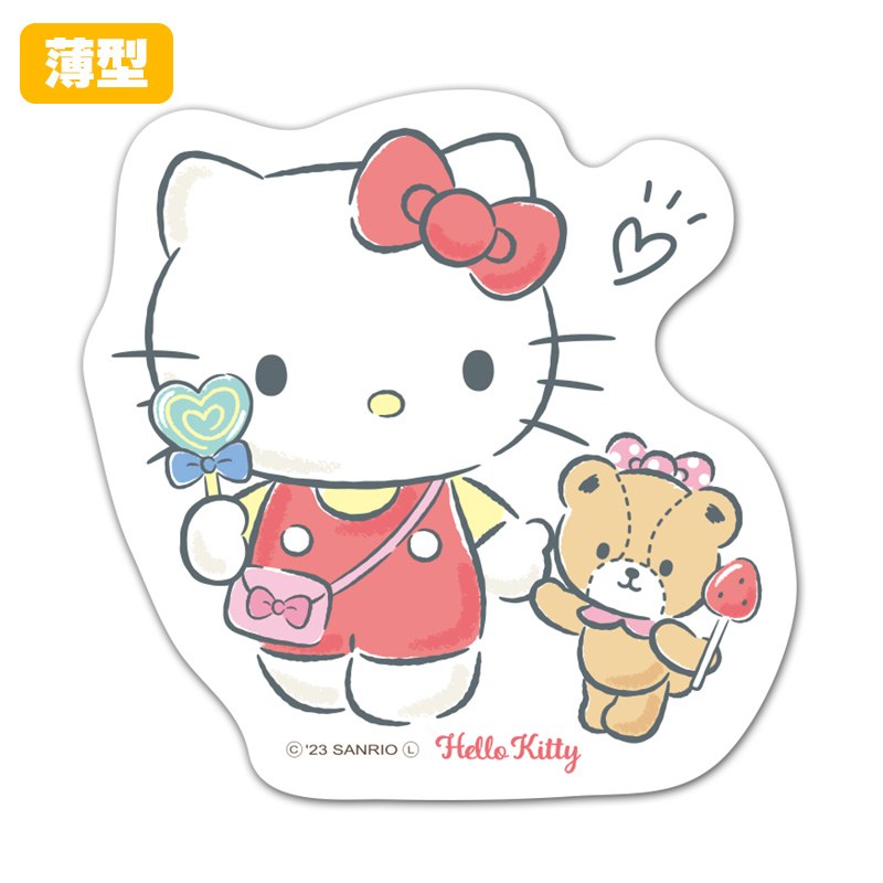 sanrio（サンリオ） 薄型ダイカットマグネットステッカー ハローキティ