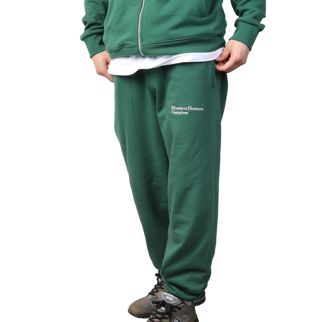 スウェットパンツ メンズ ブランド CAMPFREE 刺繍入り ワンポイント
