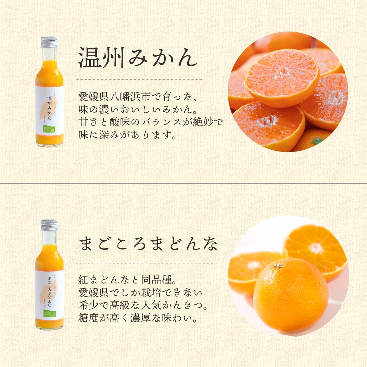 プレゼント ギフト 愛媛産 みかん ジュース オレンジ 4種 飲み比べ