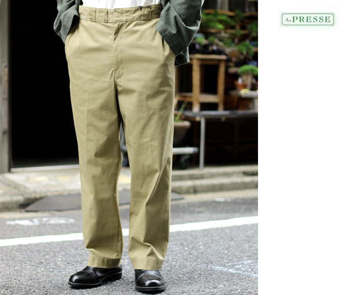 アプレッセ A.PRESSE ワーク チノトラウザーズ Work Chino Trousers