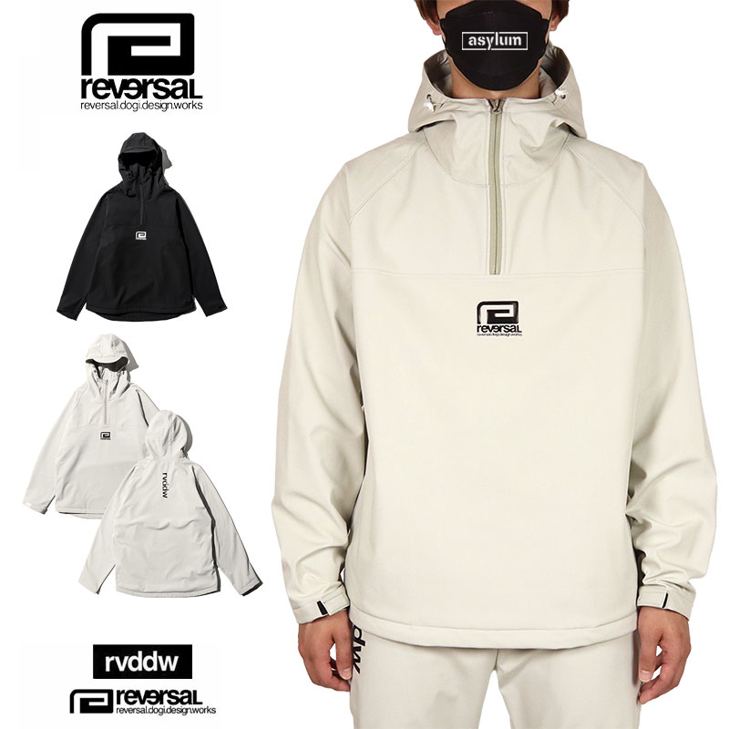 reversal（リバーサル） パーカー ハーフジップ フーディー
