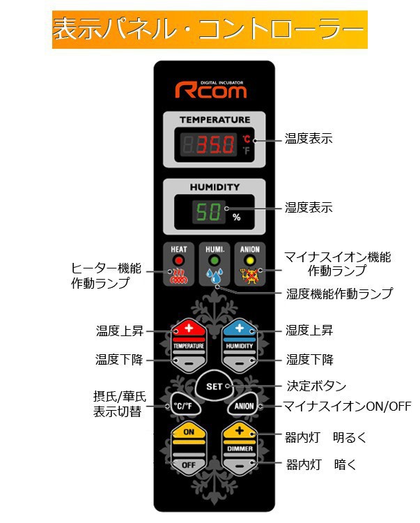 育雛器)温湿度管理飼育ケース・バードブルダー(育雛・病鳥用) : e