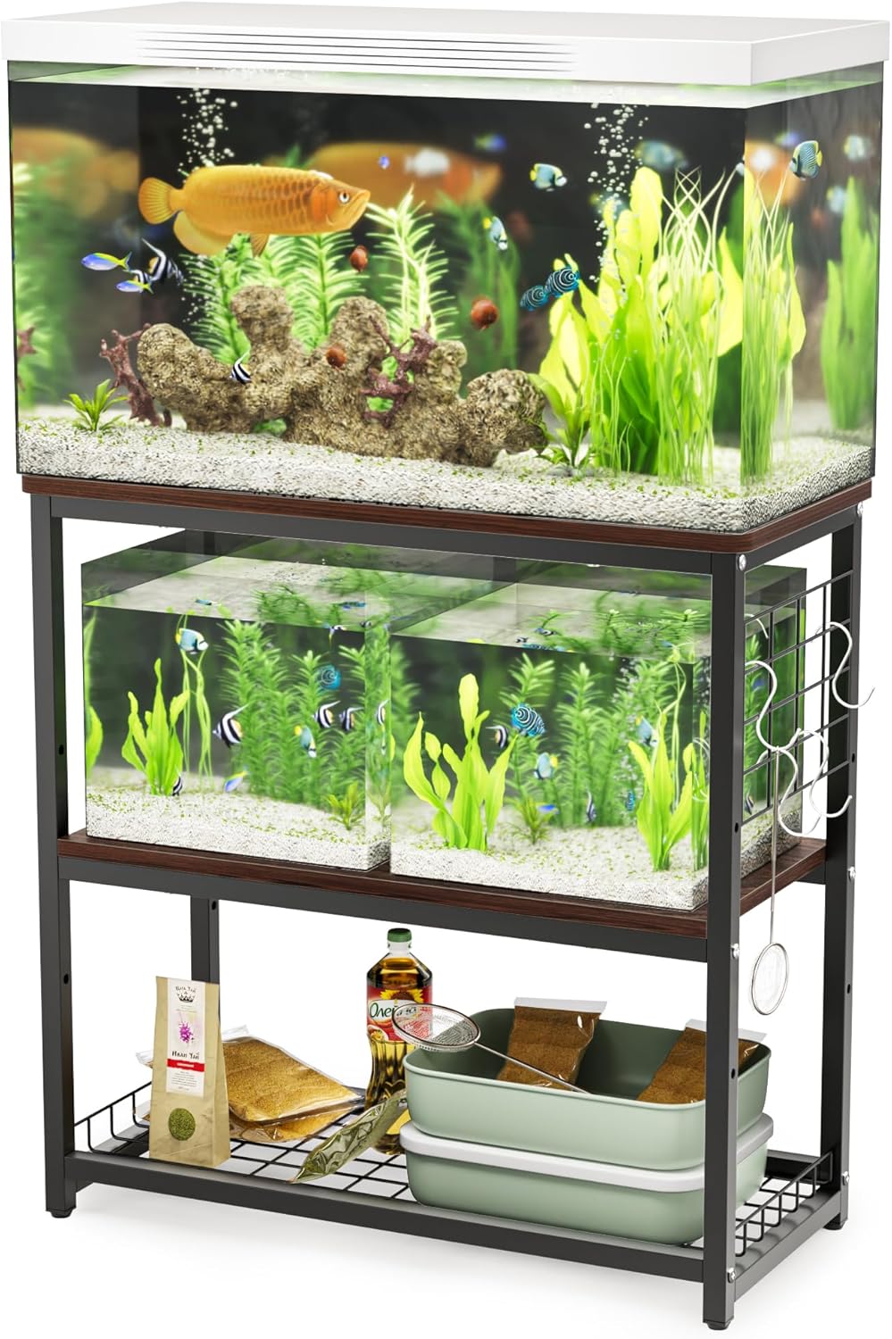 GEX アクアラック スチールスタンド60cm 2段台 組立式水槽台 60cm水槽用