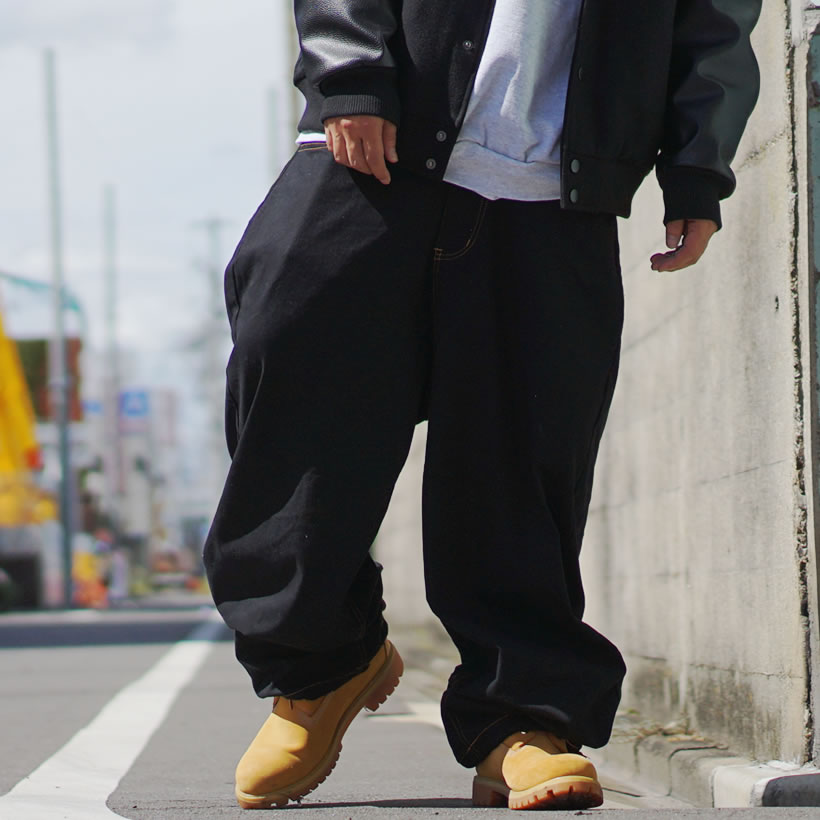 90s 希少 極太 アバクロ ワイド バギーチノパン 裾幅27 90s 希少 極太